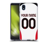 Custom Customised Personalised AC Milan Away 2024/25 Kit Gel Case [Military Grade Protection] Compatible With Samsung Galaxy A01 Core (2020)