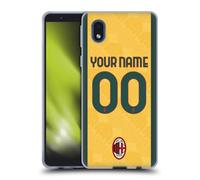Custom Customised Personalised AC Milan Third 2024/25 Kit Gel Case [Military Grade Protection] Compatible With Samsung Galaxy A01 Core (2020)