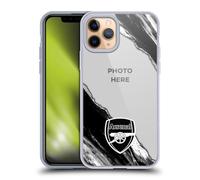 Custom Customised Personalised Arsenal FC Marble Customised Photos Gel Case [Military Grade Protection] Compatible With Apple iPhone 11 Pro