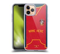 Custom Customised Personalised Harry Potter Gryffindor Deathly Hallows XL Gel Case [Military Grade Protection] Compatible With Apple iPhone 11 Pro