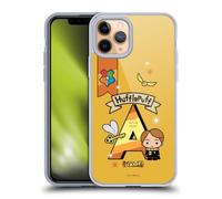 Custom Customised Personalised Harry Potter Name Hufflepuff Deathly Hallows L Gel Case [Military Grade Protection] Compatible With Apple iPhone 11 Pro