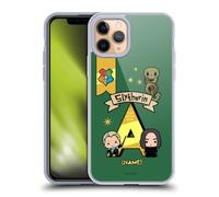 Custom Customised Personalised Harry Potter Name Slytherin Deathly Hallows L Gel Case [Military Grade Protection] Compatible With Apple iPhone 11 Pro
