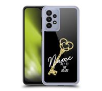 Custom Customised Personalised Name Quotes Boyfriend Or Husband Key Hard Back Case Compatible With Samsung Galaxy A23 / 5G (2022)