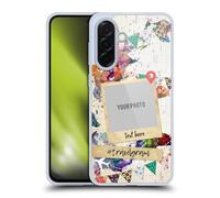 Custom Customised Personalised Pop Culture Map Of The World Gel Case [Military Grade Protection] Compatible With Samsung Galaxy A36 5G
