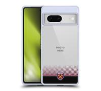 Custom Customised Personalised West Ham United FC Fade Photos Gel Case [Military Grade Protection] Compatible With Google Pixel 7
