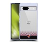 Custom Customised Personalised West Ham United FC Fade Photos Gel Case [Military Grade Protection] Compatible With Google Pixel 7a
