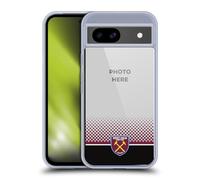 Custom Customised Personalised West Ham United FC Fade Photos Gel Case [Military Grade Protection] Compatible With Google Pixel 8a