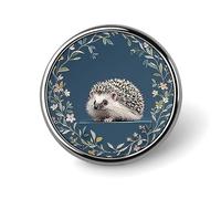 Custom Cute Little Hedgehog Lapel Pin Aluminum Alloy Button Badge Personalized Exquisite Brooch Classic Pin 1 Inch for Backpacks Hat Suit Jacket Clothing Decoration