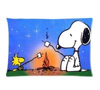 Custom Cute Snoopy Pillowcase Standard Size Design Cotton Pillow Case