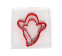Custom Cutters Ghost Shape Cookie Cutters | Set of 2 Plastic Cutters for Baking, Fondant, Clay, Pastry, Icing, Jewellery (5CM + 8CM)