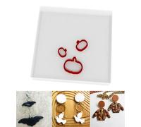 Custom Cutters Pumpkin Shape Polymer Clay Cutters | MINI/Tiny Plastic Cutter for Baking, Fondant, Pastry, Icing, Jewellery (1.5/2/3CM)