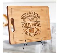 Custom Cutting Board for Dad or Mom, Engraved Gift for Christmas, Birthday, Father's Day, Mother's Day, or Anniversary, Personalized Kitchen Board
