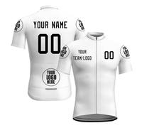 Custom Cycling Jersey Short Sleeve for Men Cycling Tops Summer Biking Tops Light Quick-Dry Breathable Mesh Clothing - Running Hiking Biking