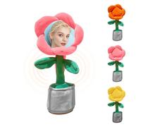 Custom Dancing Flower with Face, Personalised Voice and Face Dancing Flower, Singing Recording Flower with Photo Customization, Birthday Gifts for Kids Adults Teens (Rechargeable (with data cable))