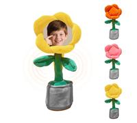 Custom Dancing Flower with Face, Personalised Voice and Face Dancing Flower, Singing Recording Flower with Photo Customization, Birthday Gifts for Kids Adults Teens (Bluetooth (with data cable))