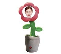 Custom Dancing Talking Sunflower Toy with Interactive Features Mimicking Words and Singing 50 Songs Toy Ideal for Birthdays and Festivals (36X15CM)