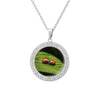 Custom Deer Hunting Season Picture Necklace Personalized Circle Chain Pendant Gold/Silver Photo Dog Tag Keepsake Necklaces Hip Hop Memorial Jewelry Gifts for Men Women, One Size, Titanium Steel