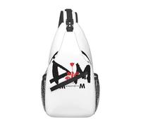 Custom Depeche Cool Mode Electronic Rock Sling Chest Bag Custom Crossbody Shoulder Backpack for Men Travel Hiking Daypack