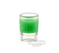 Custom Design Accessory Green Smoothie Glass TRANS CLEAR