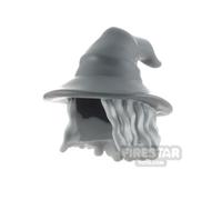 Custom Design Headgear Wandering Wizard Hat with Hair MULTICOLOURED