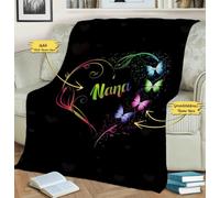 Custom Design Mama Present For Son I'm So Proud Of You Fleece Blanket