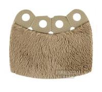 Custom Design Overshoulder Cape Full Fur DARK TAN