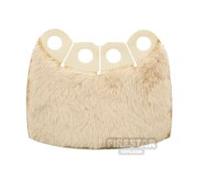Custom Design Overshoulder Cape Full Fur TAN