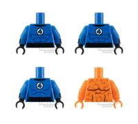 Custom Design SH Classic Fabulous Family Torsos 4 Pack ORANGE