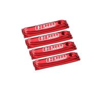 Custom Design Shock Wraps 4Pcs Set For Traxxas 1:8 Maxx Slash 6S / 4WD Sledge / 1:10 4WD Maxx/Maxx with WideMaxx Monster Truck Upgrades - Red
