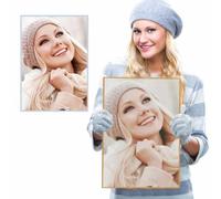 Custom Diamond Painting Full Kits 5D Diamond Art Personalised Photo Square Gem Pictures by Number Kits Personalised Diamond Painting Custom Photo Diamond Painting Kits for Adults (Square,20x20cm)