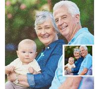 Custom Diamond Painting Kit, Personalize with Your Photo, Ideal for DIY Art Enthusiasts, Suitable for Adults and Families