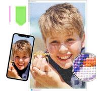 Custom Diamond Painting Kits for Adults - 5D Personalised Art, Full Drill Diamond Art Sets, Ideal Gifts for Home Decor and Craft Enthusiasts
