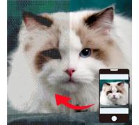 Custom Diamond Painting Kits for Adults - Personalised Diamond Art, Full Drill Customized Diamond Painting, Private Custom Your Own Picture for Home Decor (Full Square Drill, 20X20inch/50X50cm)