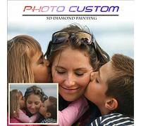 Custom Diamond Painting Kits for Adults with Photos,Personalized Your Own Picture,Private Customized 5D DIY Full Drill Rhinestone Embroidery for Gift,50x50cm