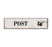 Custom Directional Road Signs, Personalized Directional Arrow Metal Signs, Post Wall Hanging Art For Indoor/Outdoor Use, 26 Colours, 4x16 Inch / 10x40cm, Antique Decor For Home Porch Country
