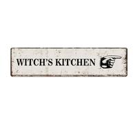 Custom Directional Street Sign, Personalized Directional Arrow Metal Signs, Witch'S Kitchen Picture Prints For Indoor/Outdoor Use, 26 Colours, 4x16 Inch, Vintage Decor For Farmhouse Kitchen Indoor