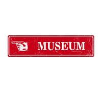 Custom Directional Street Signs, Customize Directional Arrow Metal Sign, Museum Wall Hanging Plaque For Indoor/Outdoor Use, 26 Colours, 4 x 16 Inch, Funny Decor For Outside Bathroom Workplace