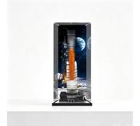 Custom Display Case for LEGO NASA Artemis Space Launch System Rocket (Set 42221) - Transparent, Dustproof Acrylic Display Cabinet (Model Not Included)