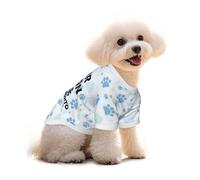 Custom Dog Coat T-Shirt - Personalized Cotton Pet Clothes with Text, Logo or Image, Fun Puppy Outfit, Small Dog Vest, Unique Custom Apparel & Gift for Pet Lovers L