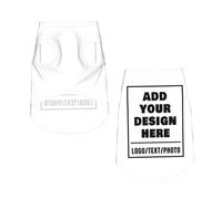 Custom Dog Coat with Image Name Personalised Dogs Halloween Costume Custom Dog Shirts Add Your Text Photo Puppy Clothes Pet Clothing Gifts for Small Medium Dogs Cats