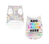 Custom Dog Coats for small dogs Personalised Dog Clothes with Image Text Name Custom Puppy Coat Add Your Photo Logo Personalised Cat pyjamas gifts for Dogs Cats Birthday Christmas Halloween