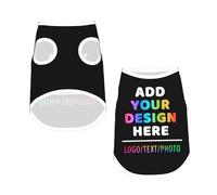 Custom Dog Halloween Costume Personalised Dog Coat Design Your Add Text Logo Photo Custom costumes for dogs with Image Personalised outfits Gifts for Dogs Cats Daily Birthday Christmas Halloween