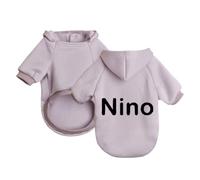 Custom Dog Hoodie with Embroidered Name Sweatshirt Warm and Lightweight Soft Texture Personalised Hoodie for Dogs Personalised Pet Gifts #020