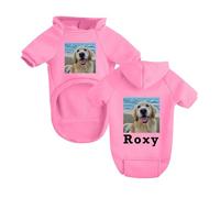 Custom Dog Hoodies, Personalized Photo/Print Name/Logo Pet Pullover Sweatshirt Clothes Soft Fleece Jumper Warm Winter Sweatshirt for Puppy Small Medium Dogs