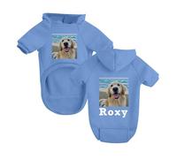 Custom Dog Hoodies, Personalized Photo/Print Name/Logo Pet Pullover Sweatshirt Clothes Soft Fleece Jumper Warm Winter Sweatshirt for Puppy Small Medium Dogs