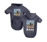 Custom Dog Hoodies, Personalized Photo/Print Name/Logo Pet Pullover Sweatshirt Clothes Soft Fleece Jumper Warm Winter Sweatshirt for Puppy Small Medium Dogs