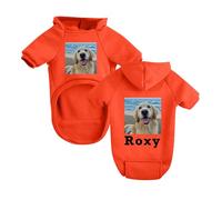 Custom Dog Hoodies, Personalized Photo/Print Name/Logo Pet Pullover Sweatshirt Clothes Soft Fleece Jumper Warm Winter Sweatshirt for Puppy Small Medium Dogs