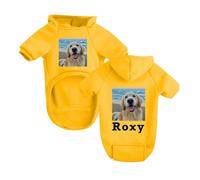 Custom Dog Hoodies, Personalized Photo/Print Name/Logo Pet Pullover Sweatshirt Clothes Soft Fleece Jumper Warm Winter Sweatshirt for Puppy Small Medium Dogs