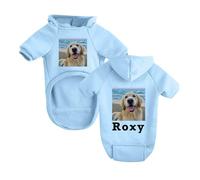 Custom Dog Hoodies, Personalized Photo/Print Name/Logo Pet Pullover Sweatshirt Clothes Soft Fleece Jumper Warm Winter Sweatshirt for Puppy Small Medium Dogs