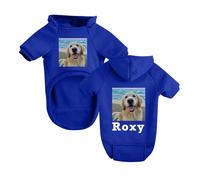Custom Dog Hoodies, Personalized Photo/Print Name/Logo Pet Pullover Sweatshirt Clothes Soft Fleece Jumper Warm Winter Sweatshirt for Puppy Small Medium Dogs